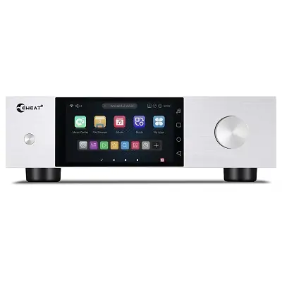 EWEAT streaming music player with touchscreen interface, available at eweat.com for high - quality music streaming