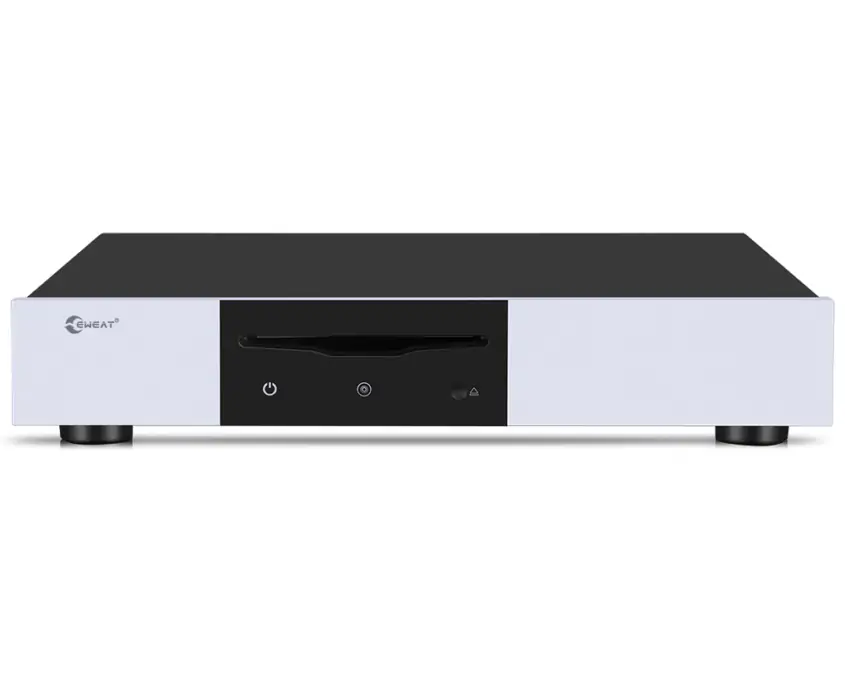 The brand name "EWEAT" is shown on the Digital CD transport D2 in the picture.