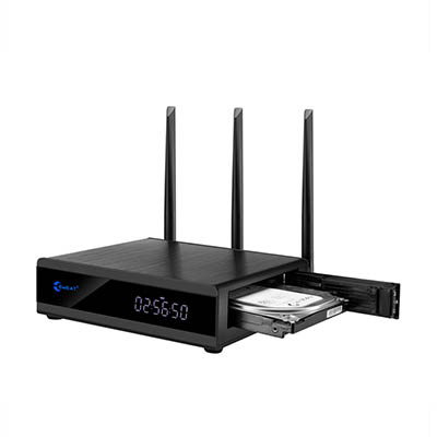 EWEAT R10max bul-ray media player with display and hard disk, showcasing premium video technology for eweat.com